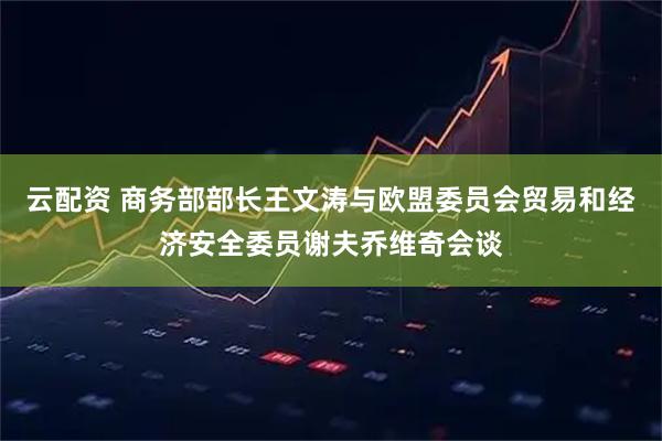 云配资 商务部部长王文涛与欧盟委员会贸易和经济安全委员谢夫乔维奇会谈
