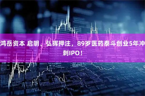 鸿岳资本 启明、弘晖押注，89岁医药泰斗创业5年冲刺IPO！